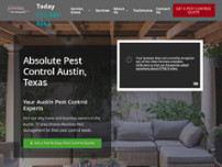 Absolute Pest Management website screenshot