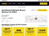 Website Screenshot Meineke Car Care Center