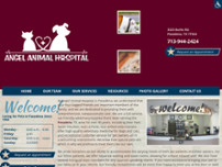 Angel Animal Hospital website screenshot