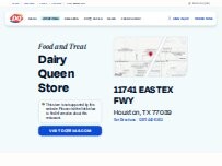 Website Screenshot Dairy Queen