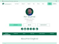 Website Screenshot Ken Siegfried - Mortgage Loan Officer