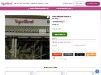 Website Screenshot Yogurtland Manhattan Beach