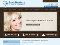 Laser Dentistry of North Jersey website screenshot