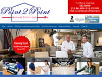 Point2Point Moving website screenshot