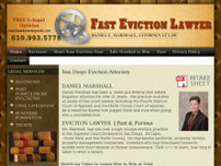 Fast Eviction Lawyer website screenshot