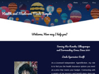 Affordable Health Insurance NM website screenshot