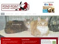 Pond Point Animal Hospital website screenshot