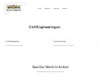 Website Screenshot MW Brown Engineering Inc