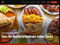Website Screenshot Rumba Cuban Cafe