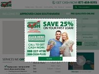 Approved Cash Advance website screenshot
