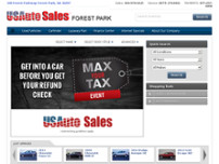 USAuto Sales website screenshot