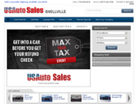 USAuto Sales website screenshot