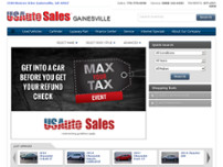 USAuto Sales website screenshot