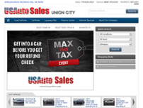 USAuto Sales website screenshot