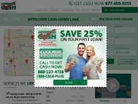 Approved Cash Advance website screenshot