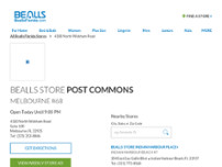 Screenshot for https://stores.beallsflorida.com/fl-melbourne-4100-north-wickham-road.html