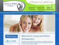 Cosse and Silmon Orthodontics website screenshot
