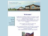 Mirandas Roofing Company website screenshot