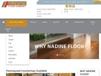 Nadine Floor Company website screenshot