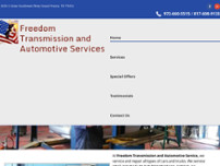 Freedom Transmission & Automotive Service website screenshot