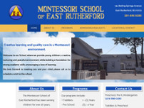 Montessori School of East Rutherford website screenshot