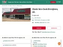 Website Screenshot Check Into Cash