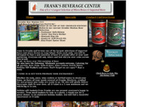 Frank's Beverage website screenshot