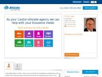 Allstate Insurance: Tommy Sugg website screenshot
