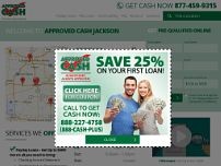 Approved Cash Advance website screenshot