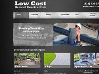 Screenshot for www.lowcostcementconstruction.com