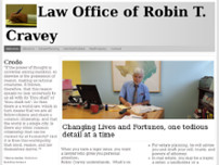 Law Office of Robin T. Cravey website screenshot