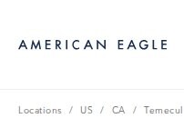 Website Screenshot American Eagle
