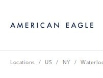 Website Screenshot American Eagle