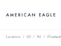 Website Screenshot American Eagle & Aerie