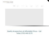 Acupuncture Lounge website screenshot