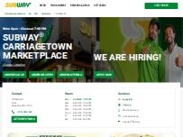 Website Screenshot Subway