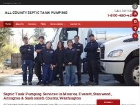 Website Screenshot All County Septic Service