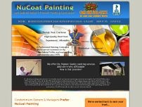 NuCoat Painting website screenshot