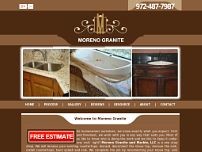 Screenshot for www.morenogranite.com