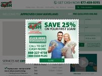 Approved Cash Advance website screenshot