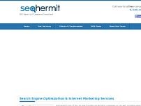 SEO Hermit website screenshot