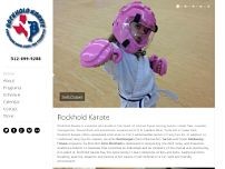 Rockhold Karate website screenshot