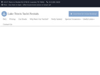 Lake Travis Yacht Rentals website screenshot