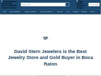 Website Screenshot David Stern Jewelers