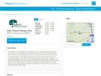 Select Physical Therapy website screenshot