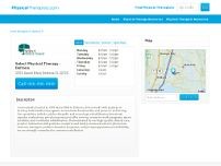 Select Physical Therapy website screenshot