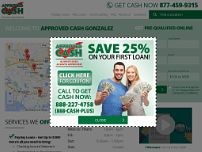 Approved Cash Advance website screenshot