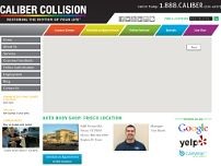 Caliber Collision website screenshot