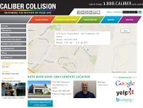 Screenshot for calibercollision.com