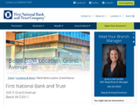 Screenshot for https://www.bankatfirstnational.com/locations/beloit-bank-location-grand-avenue/